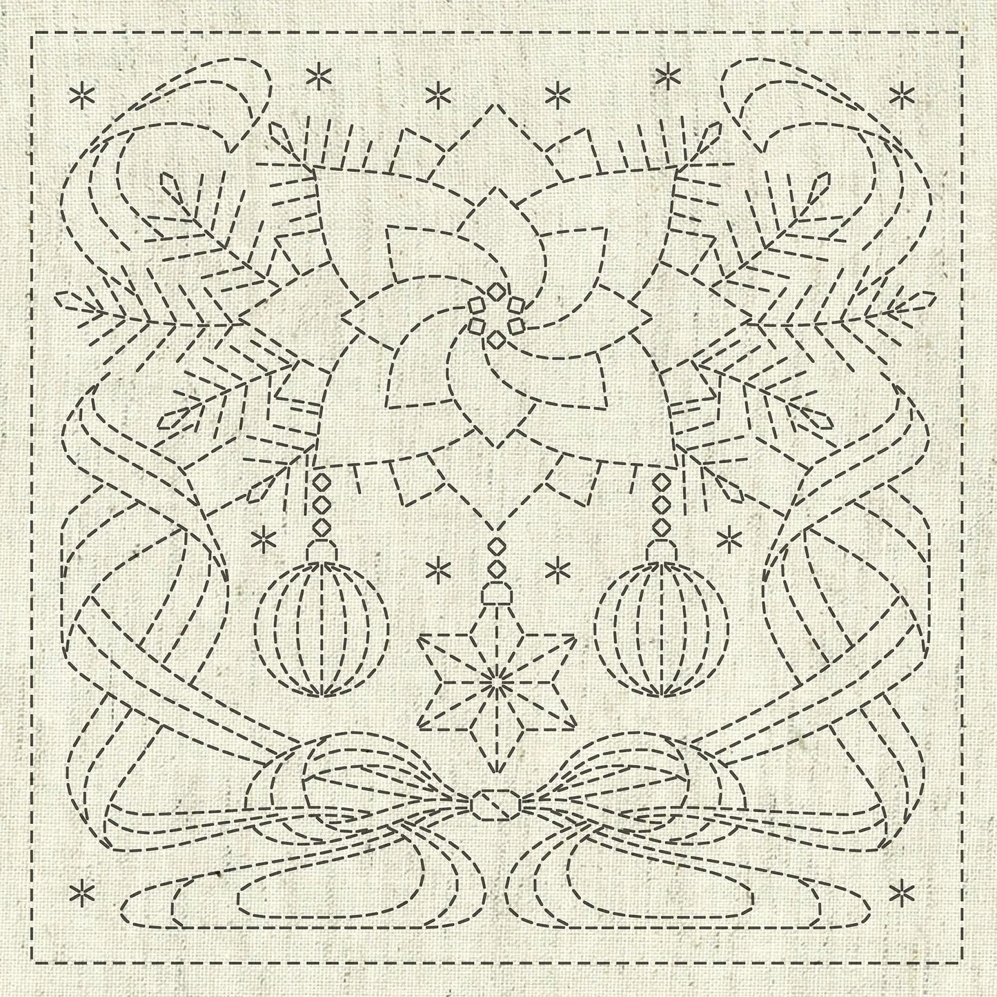 Sashiko Cloth Blessing - Premium Crafting Fabric