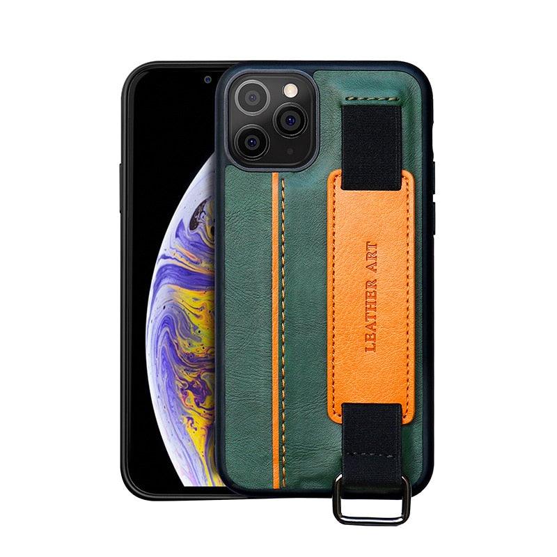 Classic Vintage Leather Belt Style Case for iPhone