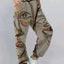 Graffiti Face Art Print Harem Pants with Pockets