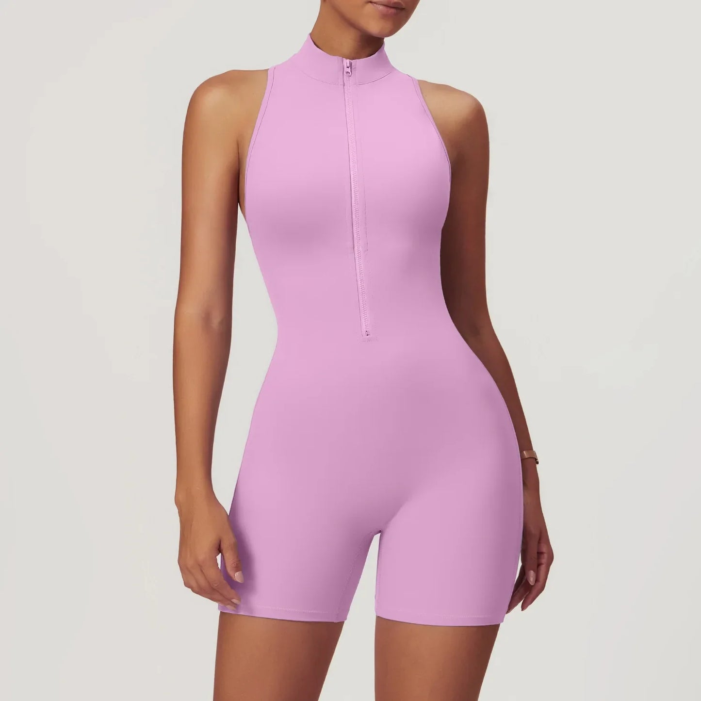Women’s Sleeveless Slim Jumpsuit for Activewear