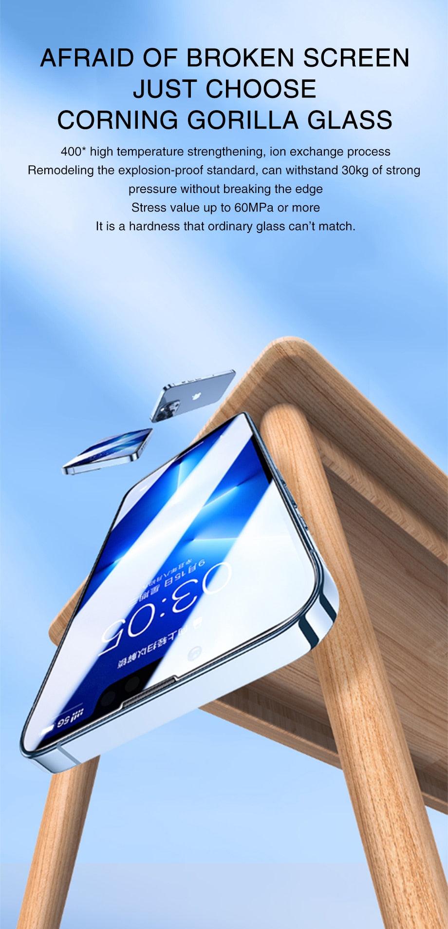 Premium Tempered Glass Screen Protector for iPhone Models