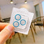Verre de protection scintillant pour caméra pour iPhone 14/13/12