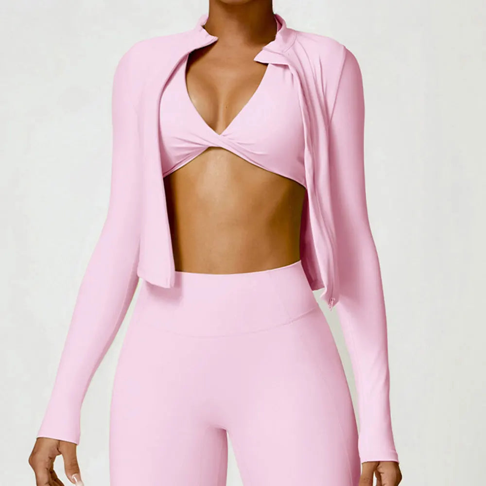 Veste de sport zippée pour femmes