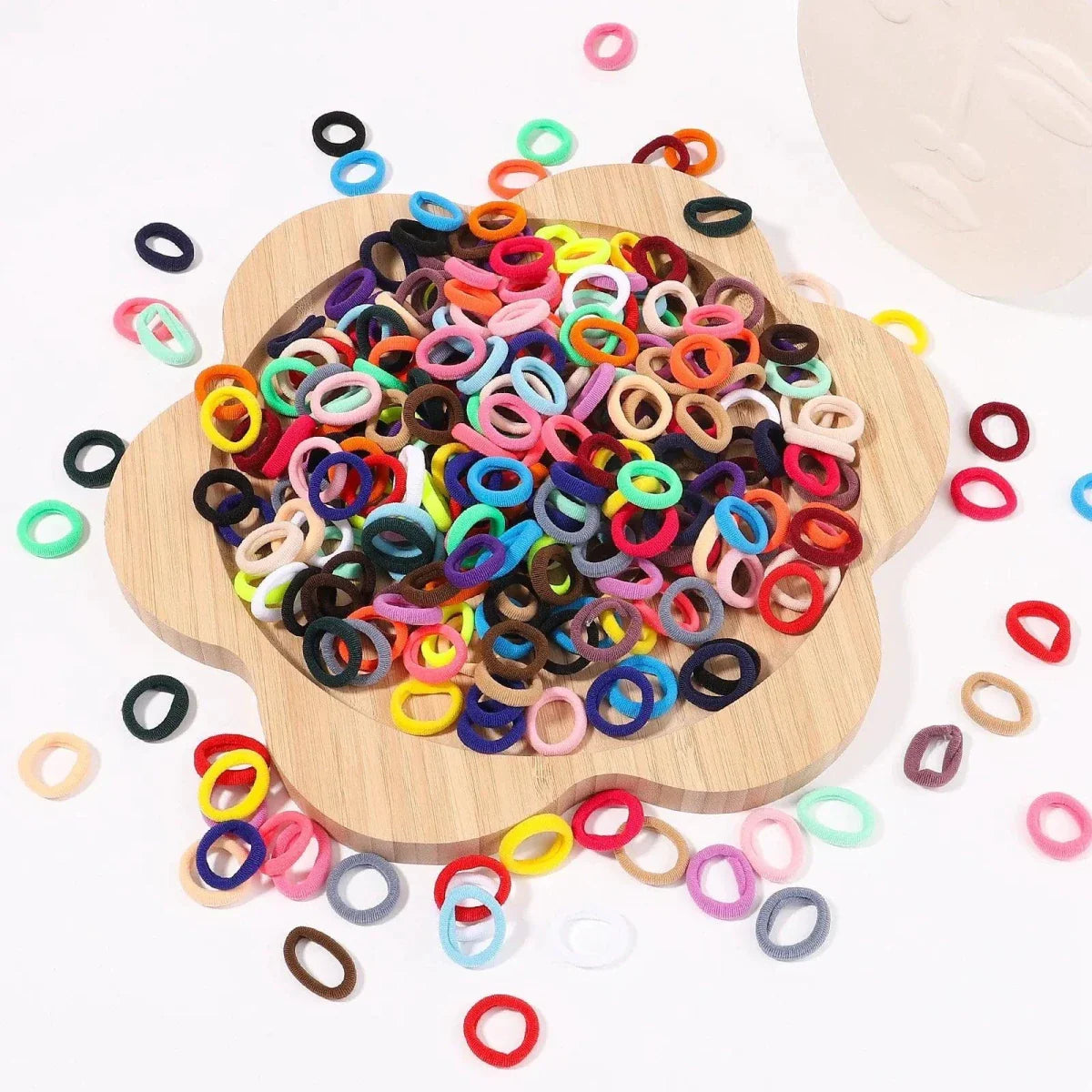 Colorful Kids Elastic Hair Bands - 20/50pcs Set