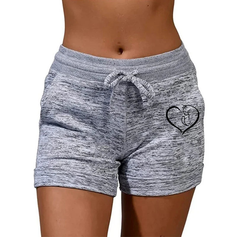 Shorts de sport taille haute SunnyStride pour femmes