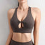 Top Corto de Yoga con Cuello Halter SOISOU con Almohadillas Removibles