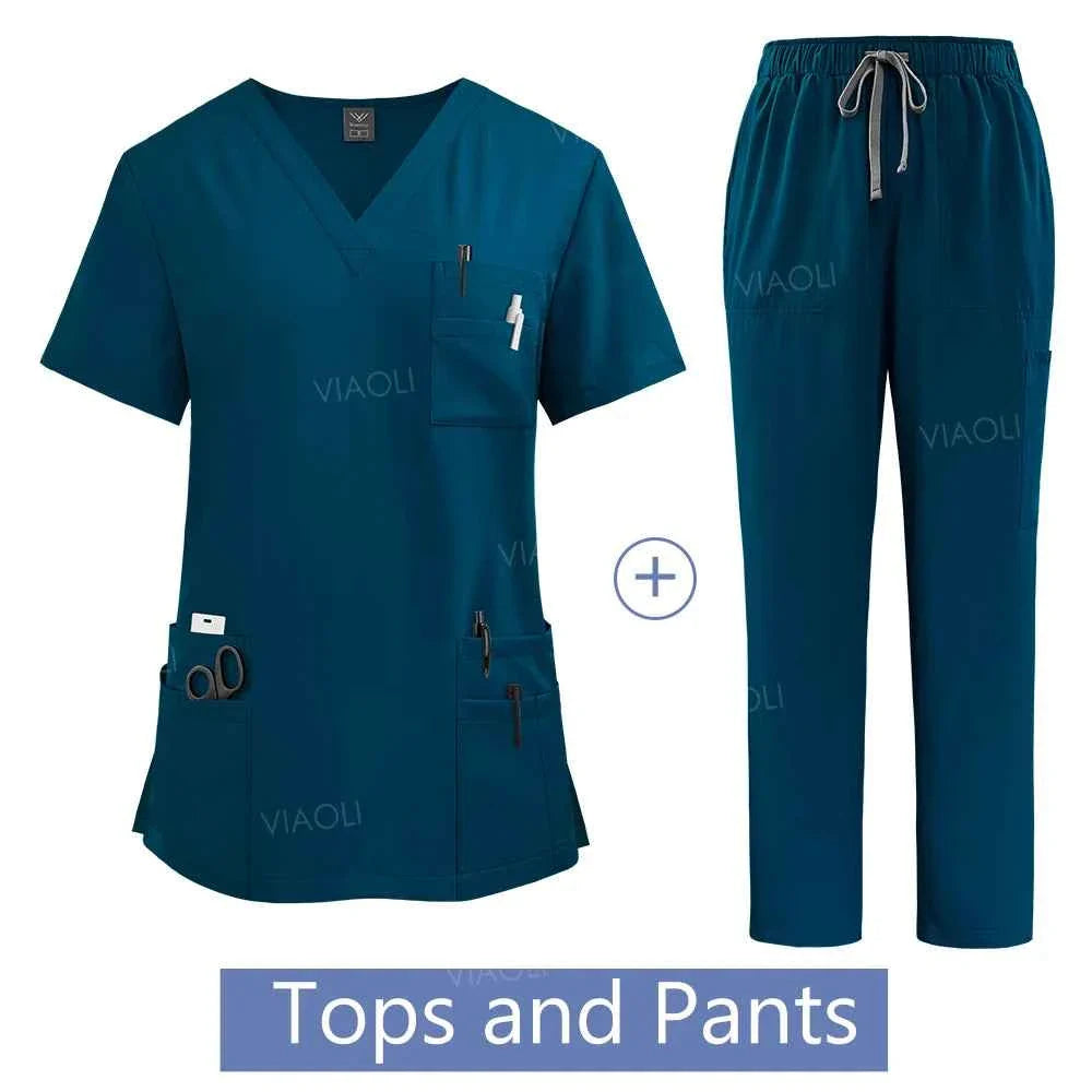 Gown chirurgicale pour femmes avec poches