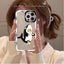Customizable Cute Cat Phone Case for iPhone 11-14