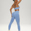 Women's Seamless Cropped Top & Pants Set