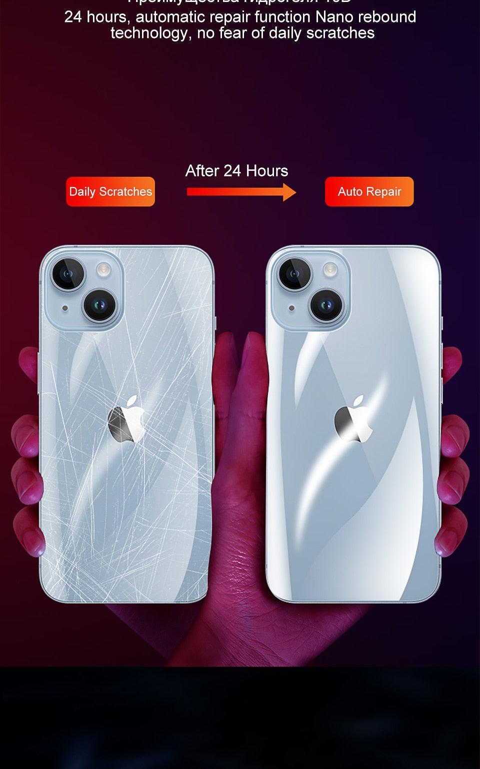 Premium Full Cover Back Film for iPhone Models