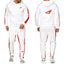 Conjunto de chándal de forro polar para hombre ROG: conjunto de jogger de color sólido
