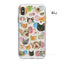 Funda de teléfono linda de gato y perro para modelos de iPhone y Samsung