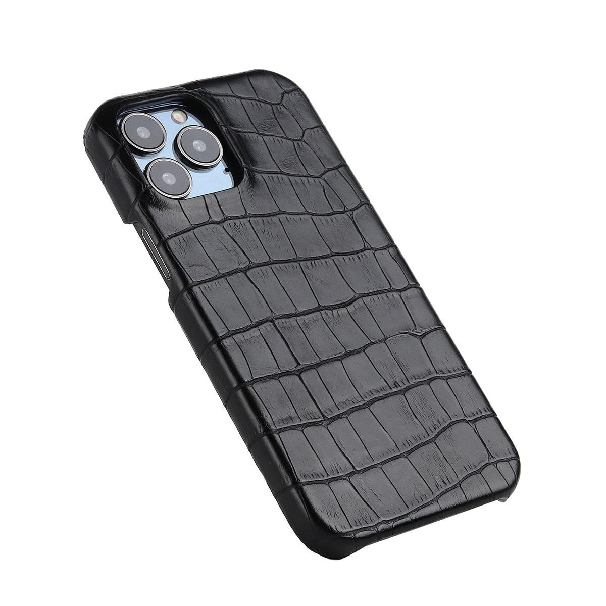 Coque en cuir premium pour iPhone 11, 12, 13, 14 Pro Max