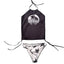 GlamWave Women's Tied Halter Tankini Set