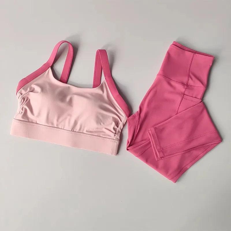 Conjunto de Yoga ZenFlex 2PC para Mujeres: Sujetador y Leggings