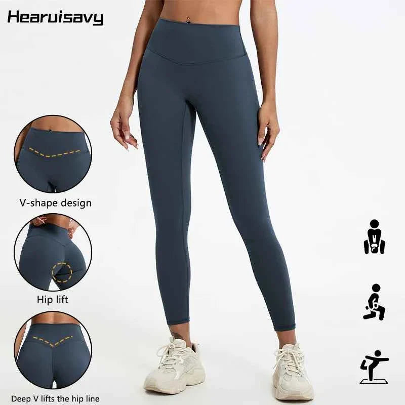 Leggings de Yoga de Cintura Alta Quick-Dry Hearuisavy