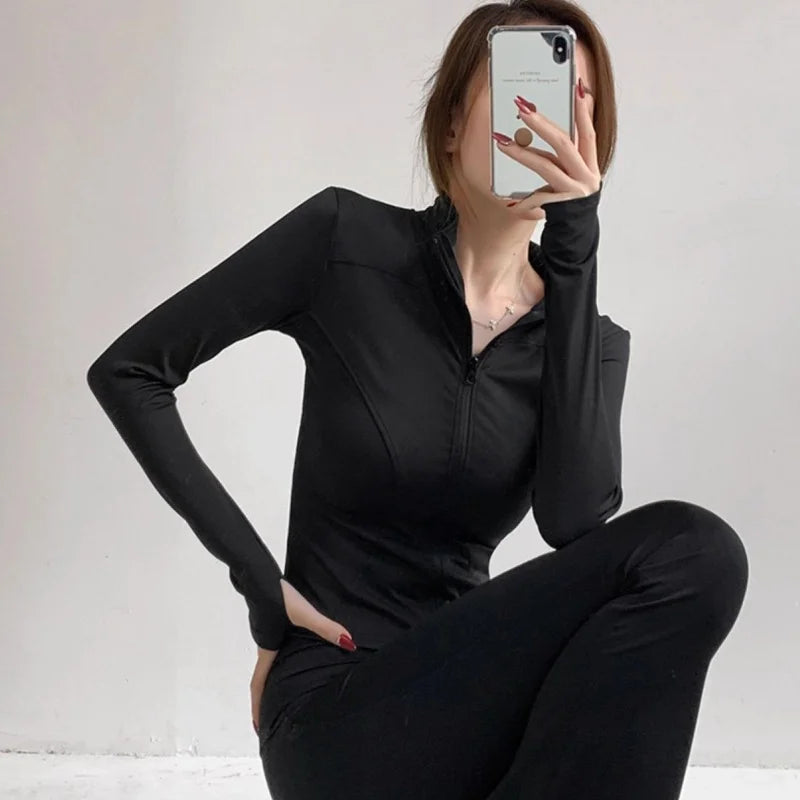 Veste de yoga à manches longues ActiveFlex pour femmes
