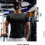 T-shirts de sport pour hommes grande taille en tissu Dry Fit