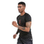 Camisa de compresión estampada para hombre - Camiseta de entrenamiento de verano