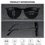Lunettes de soleil pour femmes BARCUR à imprimé léopard en forme de chat - Polarisées UV400