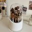 Rangement de pinceaux de maquillage de bureau élégant avec couvercle