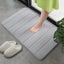 Tapis de bain en mousse à mémoire super absorbante