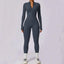 Premium Long Sleeved Yoga Jumpsuit with Zipper