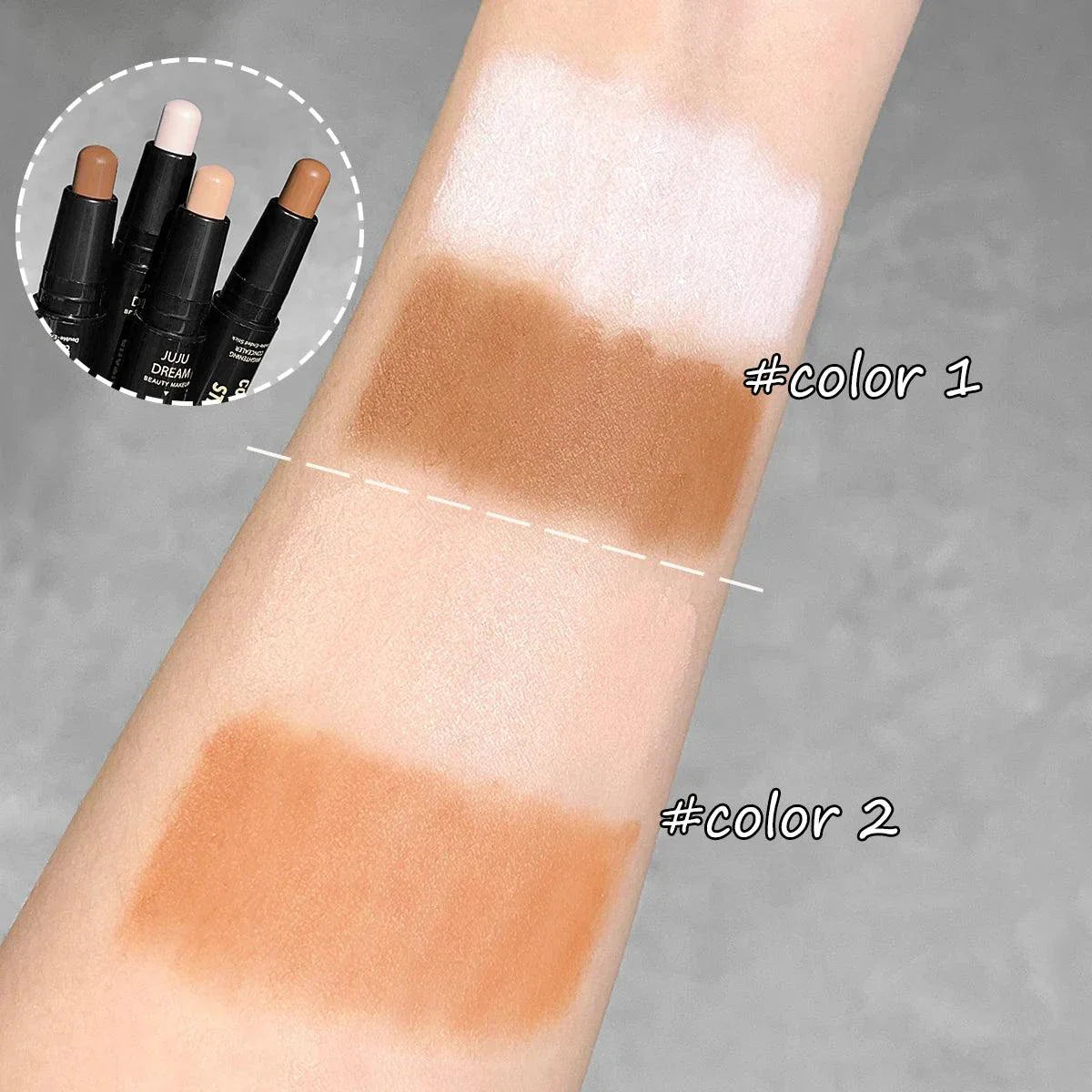Dual Purpose Highlight Trimming Stick for Sculpting & Brightening