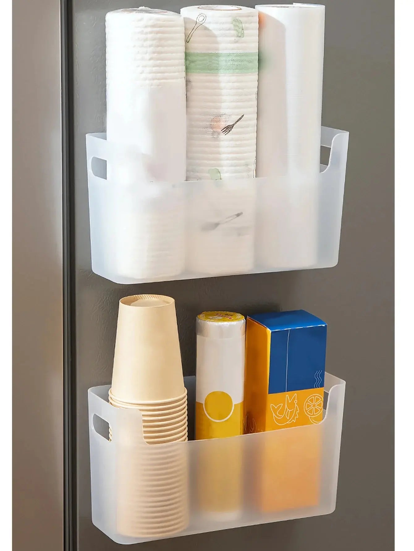 Multifunctional Plastic Kitchen Storage Solution