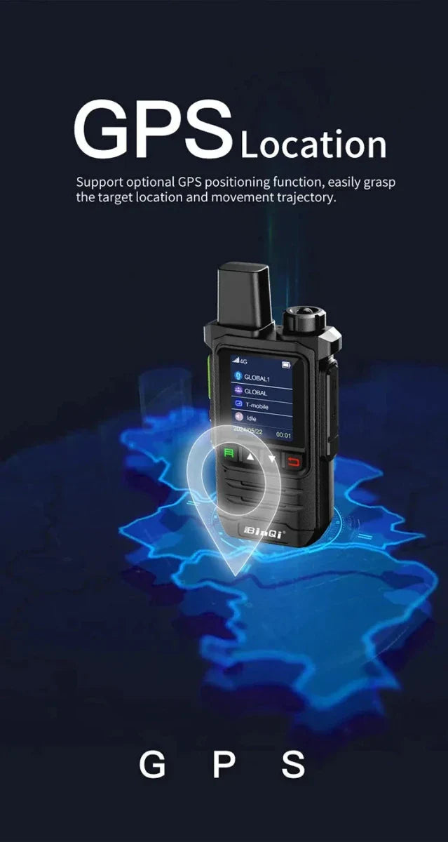 BINQI-K6 4G POC Walkie Talkie - Global Communication Device