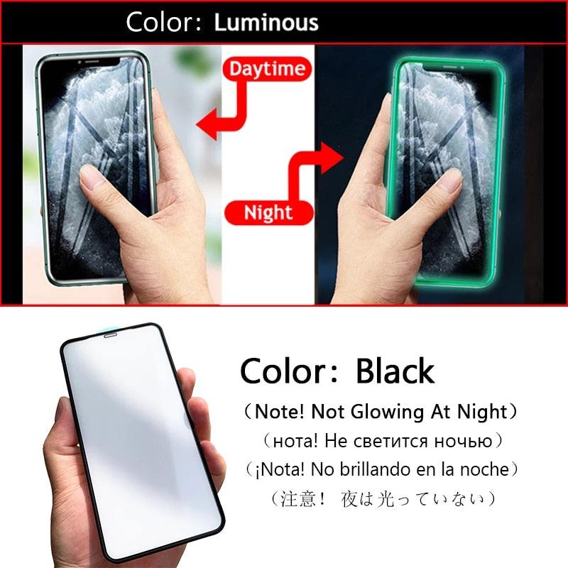 Luminous Tempered Glass Screen Protectors for iPhone