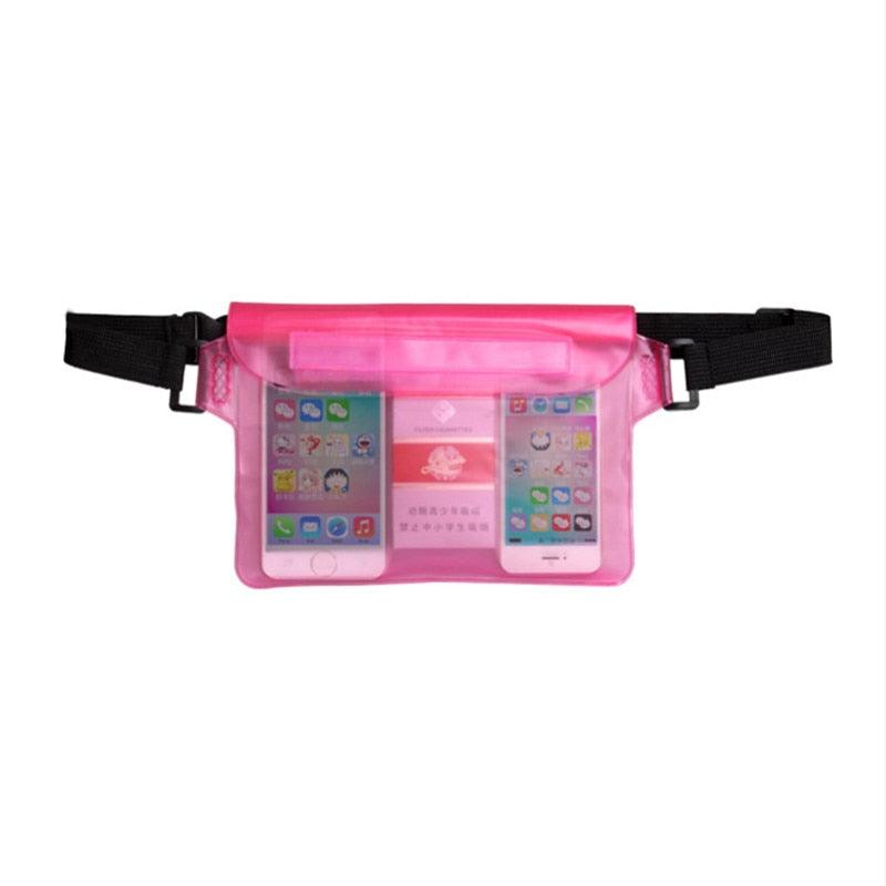 Sac à taille étanche avec ceinture ajustable pour téléphones mobiles