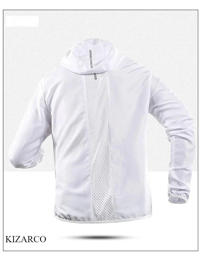 Veste de course à capuche premium