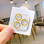 Verre de protection scintillant pour caméra pour iPhone 14/13/12