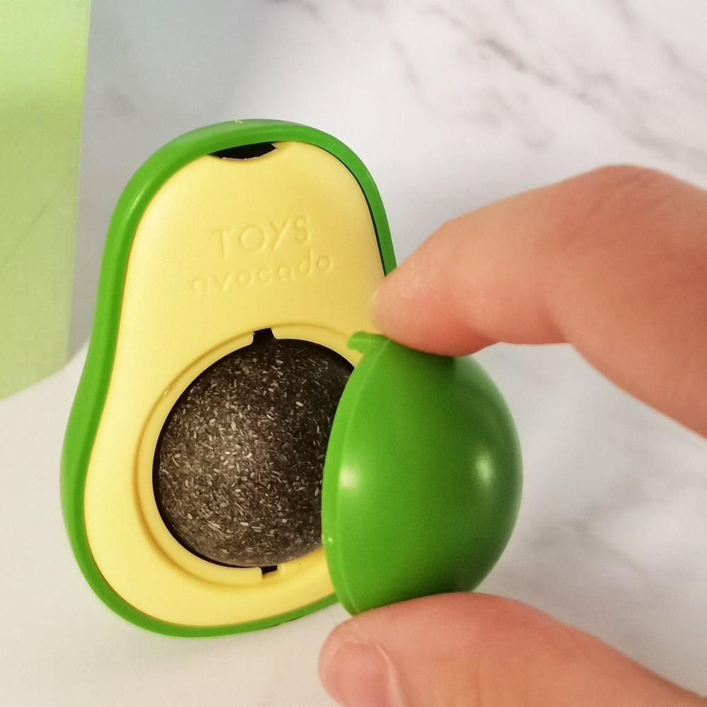 Balle Murale en Cataire Avocat - Jouet Interactif pour Chats