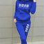 Ensemble de sweat à capuche et pantalon de survêtement de luxe pour femmes