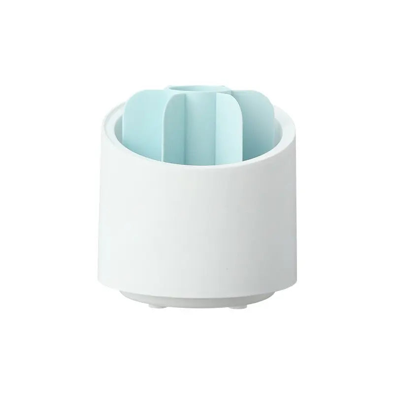 Rangement de pinceaux de maquillage de bureau élégant avec couvercle