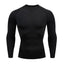 Camisa de Gimnasio de Manga Larga de Compresión para Hombre