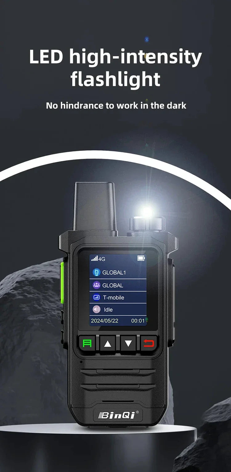 BINQI-K6 Talkie POC 4G - Dispositif de communication mondial