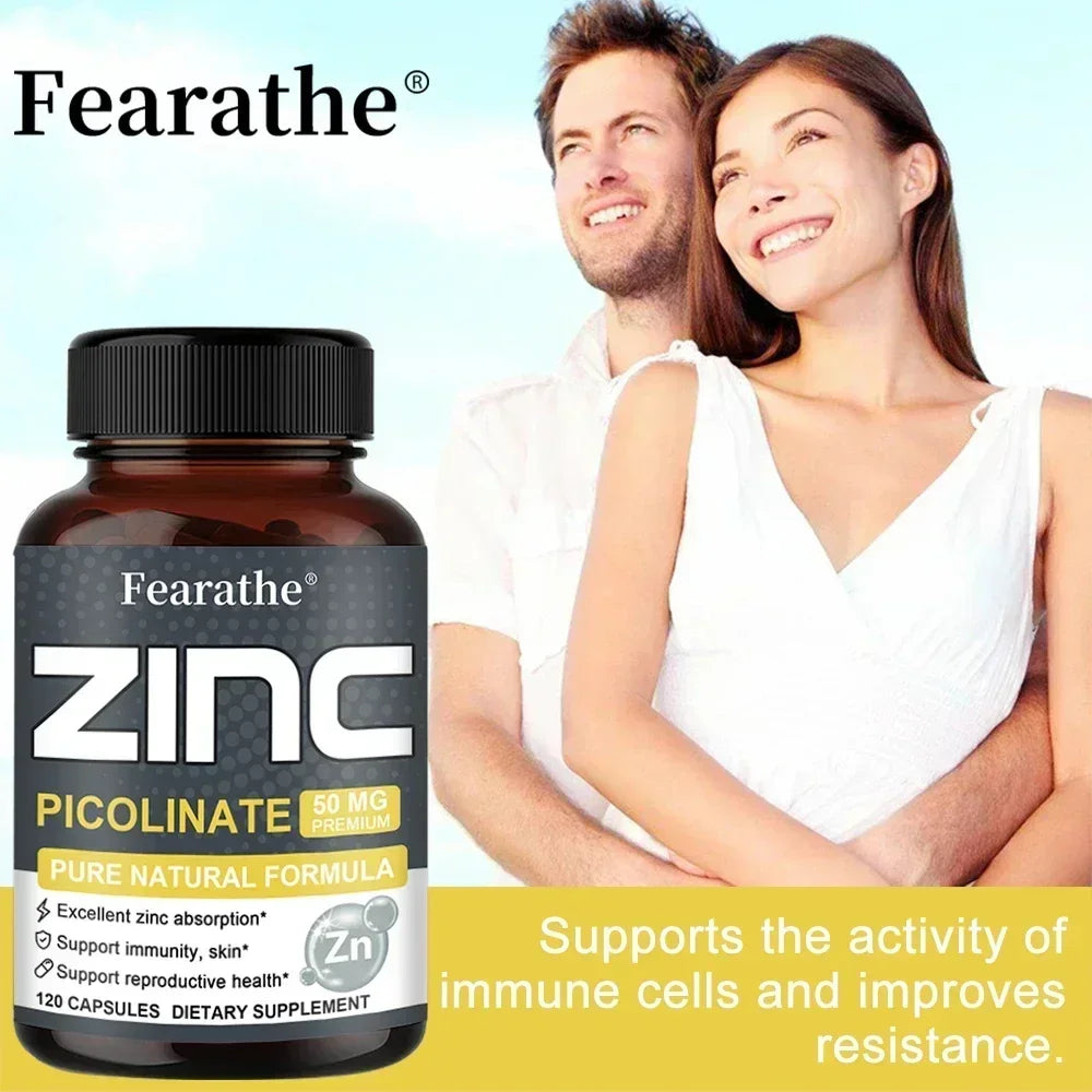 ZincMax 50: Suplemento de Zinc Premium para el Soporte Inmunológico