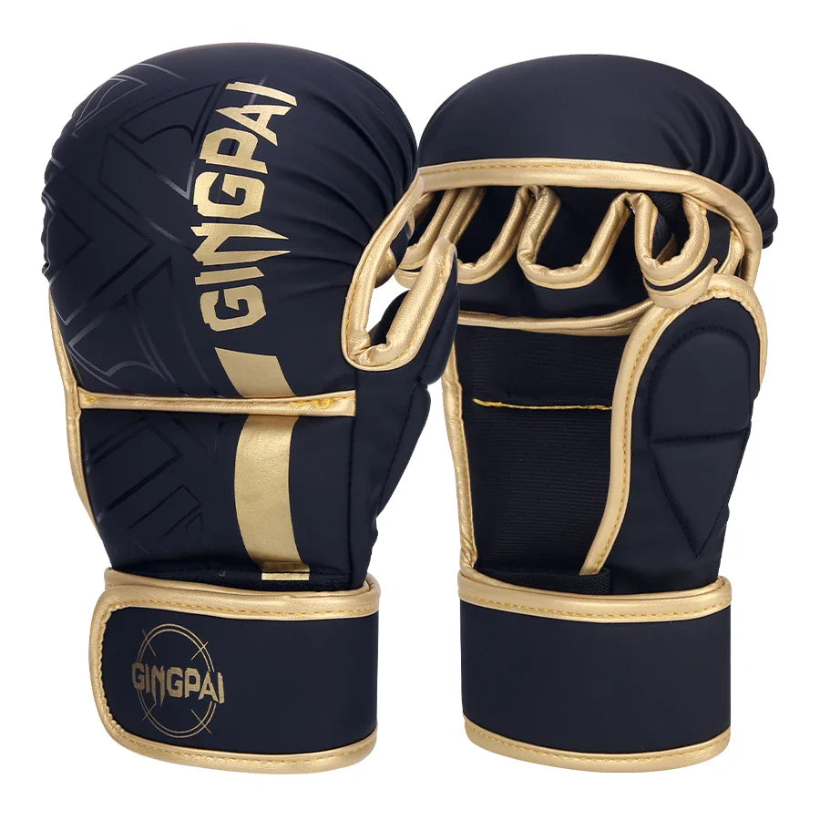 Premium Half Finger MMA Boxing Training Gloves