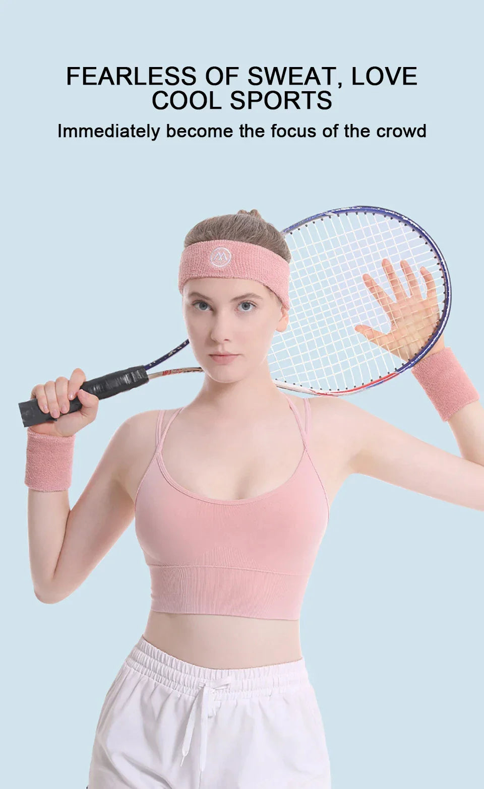 GOBYGO Exercise Headband and Wristband Set