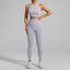Seamless Ribbed High Waisted Yoga Set