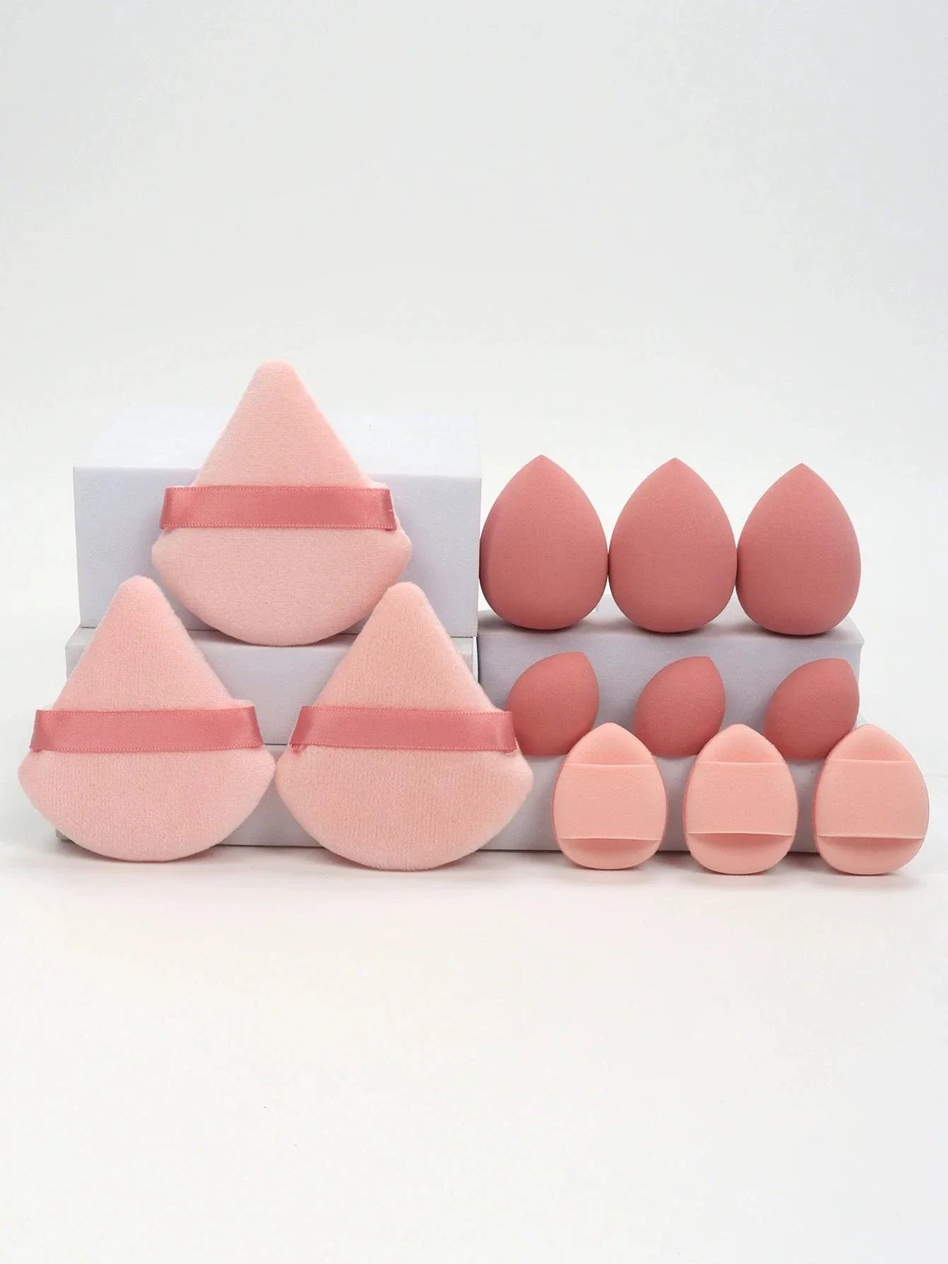 Juego de 12 Esponjas de Maquillaje Multiusos