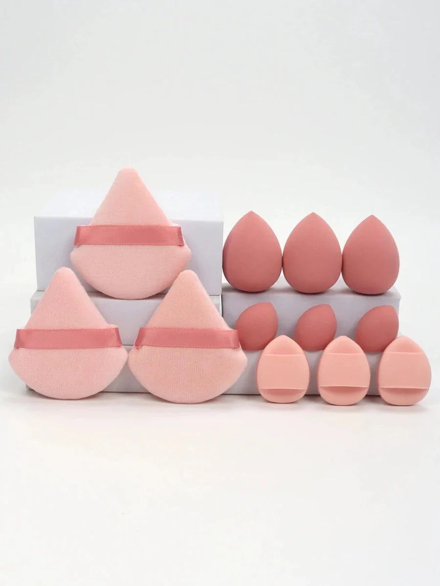 Ensemble de 12 éponges à maquillage polyvalentes