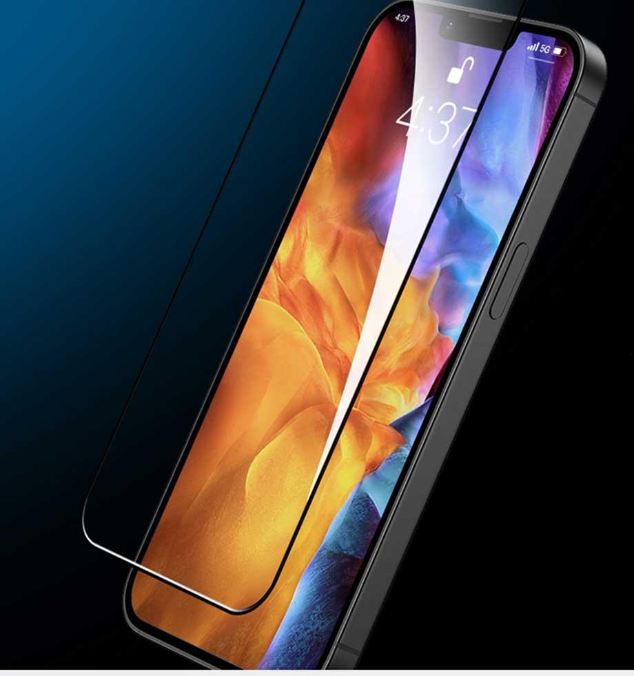4Pcs Full Cover Tempered Glass Screen Protector for iPhone
