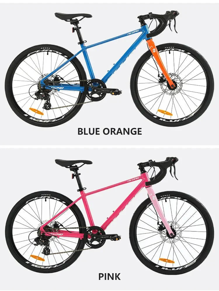 YUZE G240 7-Speed Aluminum Disc Brake Bicycle for Students