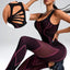 Chic Color-Block Women's Yoga Jumpsuit