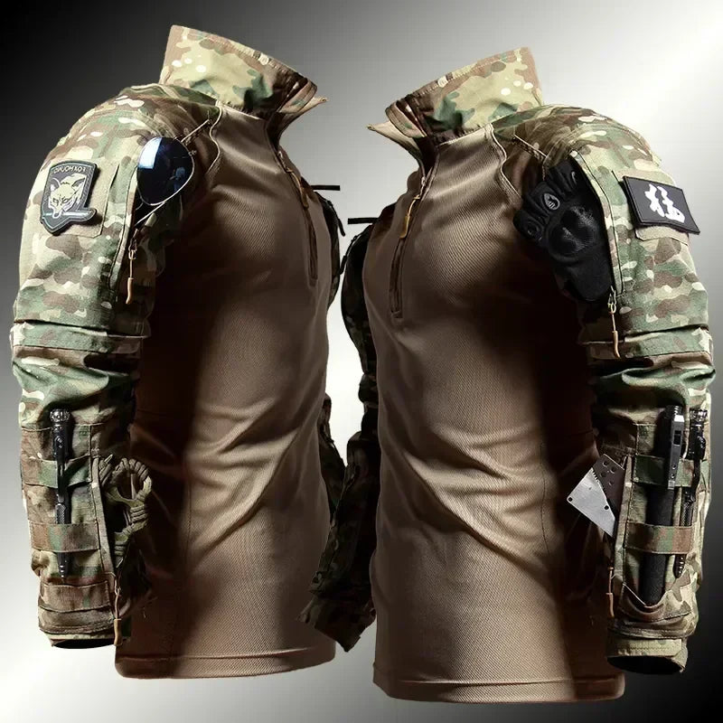 Ensemble de Vêtements Tactiques pour Hommes pour Aventures en Plein Air