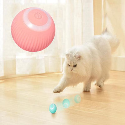 Smart Interactive Cat Rolling Ball Toy - Rechargeable & Automatic
